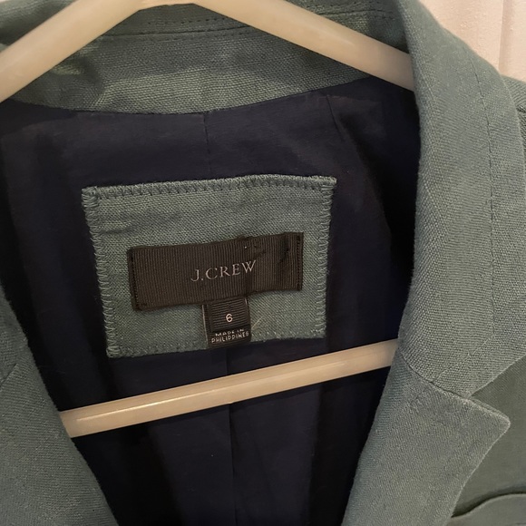 J. Crew Linen Lined Blazer - Picture 3 of 6